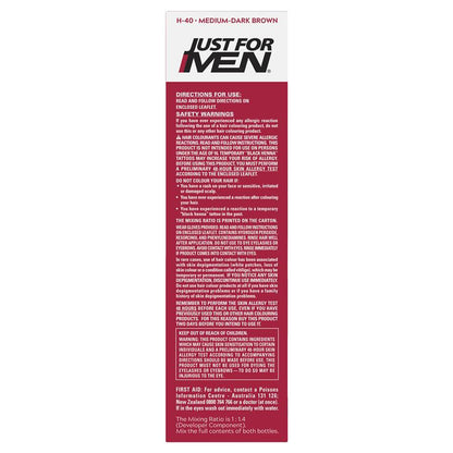 Just for Men Hair Colour - 40 Medium Dark Brown | Natural Grey Coverage-Auzzi Store