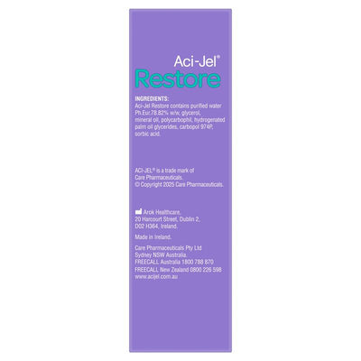Aci-Jel Restore 6x6.5g Single-Use Vaginal Moisturizer, 18 Day Supply