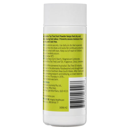 Thursday Plantation Tea Tree Foot Powder 100g – Anti-Odor, Moisture Control