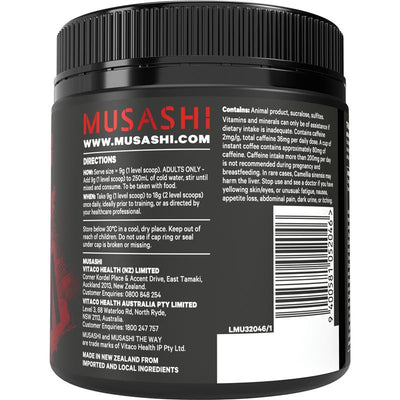 Musashi Shred Matrix Powder Raspberry Lemonade - 270g for Fat Metabolism