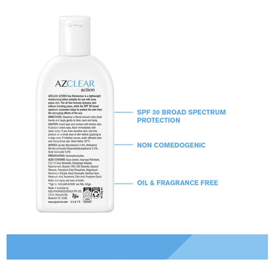 Ego Azclear Action Day Moisturiser SPF 30 - 120ml for Acne-Prone Skin