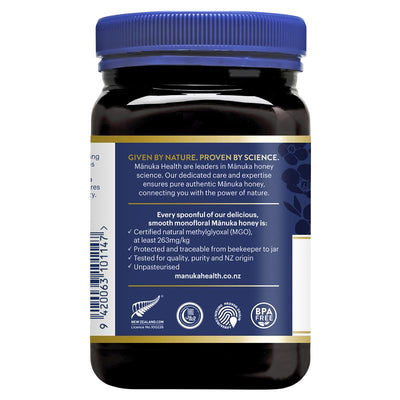 Manuka Health MGO263+ UMF10 Manuka Honey 500g