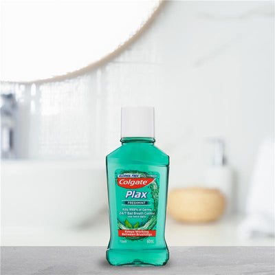 Colgate Plax Alcohol Free Antibacterial Mouthwash 60mL - Freshmint