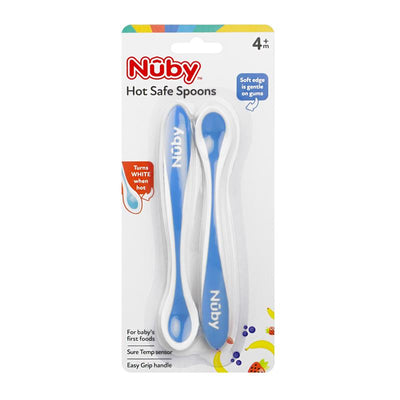Nuby Hot Safe Spoons - 2 Pack for Safe Feeding