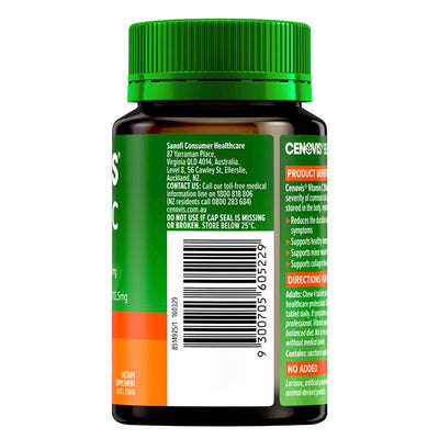 Cenovis Vitamin C 250mg Chewable Tablets - 150 Count, Immune Support