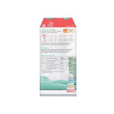Pigeon SofTouch 160ml PP Bottle Twin Pack - Sustainable Feeding Solution