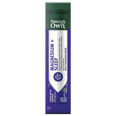 Nature's Own Magnesium + Sleep Effervescent - 60 Tablets
