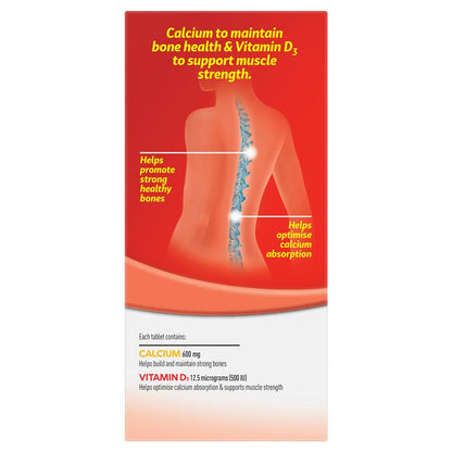 Caltrate Bone Health 600mg Calcium & 500IU Vitamin D – 60 Tablets