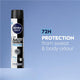 NIVEA Men Black & White 72H Protection Aerosol Deodorant 250ml – view 3