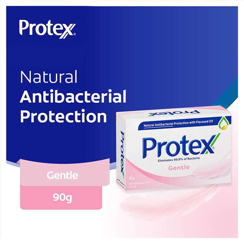 Protex Antibacterial Bar Soap with Flaxseed Oil, Sensitive Skin 90g