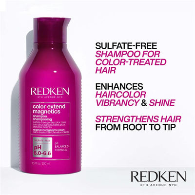 Redken Color Extend Magnetics Shampoo 300ml - Vibrant Color Protection