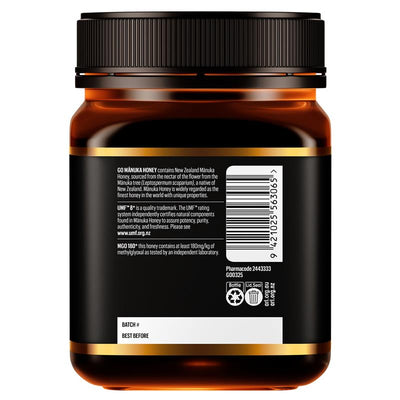 GO Healthy UMF 8+ MGO 180+ 1kg New Zealand Manuka Honey