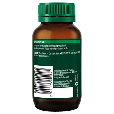 Thompson's Organic Zinc Supplement 180 Tablets – Immune & Skin Support