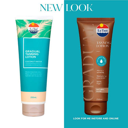 Le Tan Coconut Gradual Tan Lotion 250ml - Build Your Perfect Tan