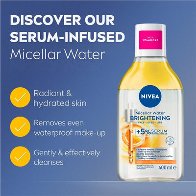 NIVEA Brightening Micellar Water 400ml - Illuminate Your Skin