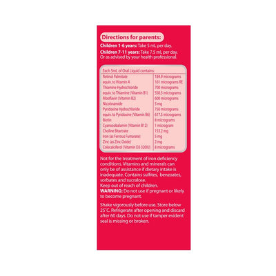 Nature's Way Kids Smart Liquid Multi + Iron - 200ml