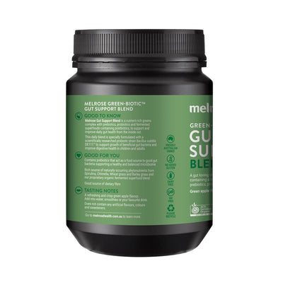Melrose Green Biotic Gut Support Powder 195g – Organic Prebiotics & Probiotics