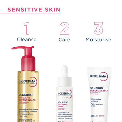 Bioderma Sensibio Micellar Oil Cleanser Makeup Remover for Sensitive Skin - 150ml