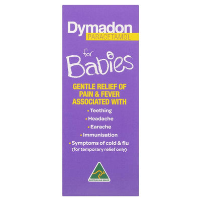 Dymadon for Babies Orange 60mL - Gentle Pain and Fever Relief