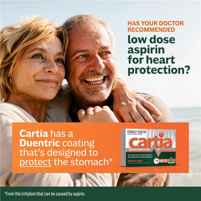 Cartia 100mg Low Dose Aspirin Tablets - 28 Count