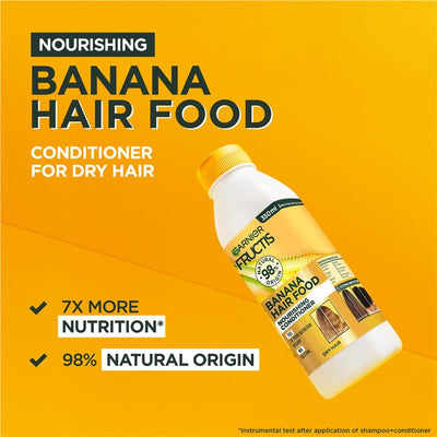 Garnier Fructis Nourishing Banana Conditioner for Dry Hair - 350ml