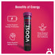 VÖOST Energy Raspberry Effervescent Vitamins with Guarana, 20 Tablets – view 4