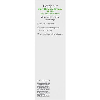 Cetaphil Daily Defence SPF50 - 50g: Ultimate Skin Protection