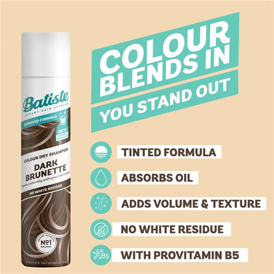 Batiste Divine Dark Dry Shampoo 200ml - For Dark Hair
