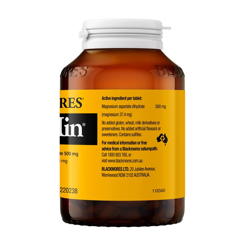 Blackmores MagMin 500mg Magnesium Supplement – 250 Tablets