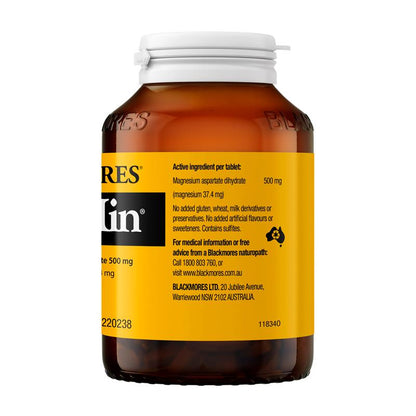 Blackmores MagMin 500mg Magnesium Supplement – 250 Tablets