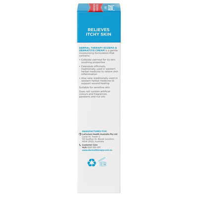 Dermal Therapy Eczema & Dermatitis Cream 60g - Natural Relief for Sensitive Skin