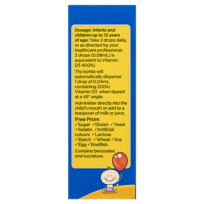 OsteVit-D Vitamin D3 Kids Liquid Drops 15ml – Supports Bone and Immune Health