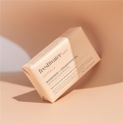 Freshwater Farm Mandarin Cedarwood Body Bar 200g – Moisturizing