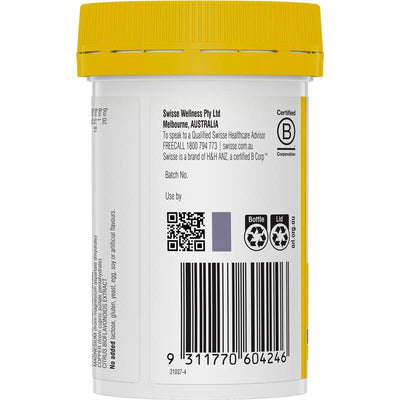 Swisse Ultiboost Immune Support 60 Tablets with Vitamin C & Zinc