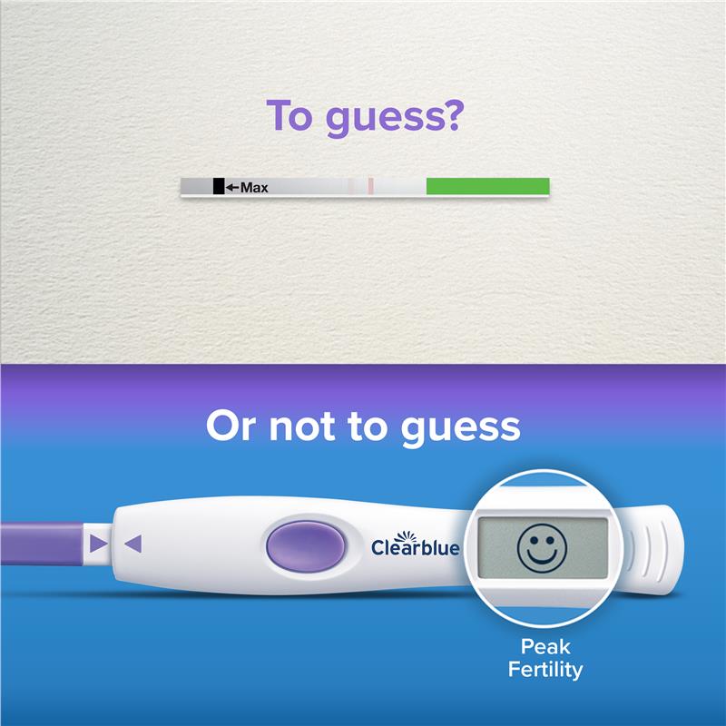 Clearblue Advanced Dual Hormone Digital Ovulation Test Kit, 20 Pack