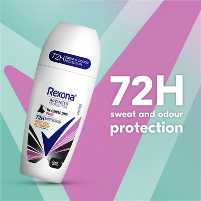 Rexona Women Invisible Pure Antiperspirant Roll-On 50ml