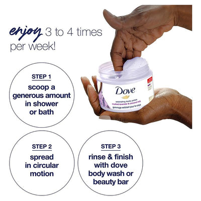 Dove Crushed Lavender & Coconut Milk Exfoliating Body Polish 298g