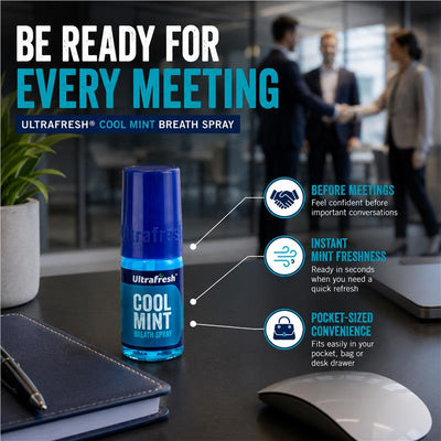 Ultrafresh Coolmint Breath Freshener 12ml - Instant Fresh Breath Solution