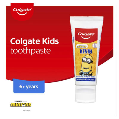 Colgate Kids Mint Minions Toothpaste 90g - Cavity Protection for Ages 6+