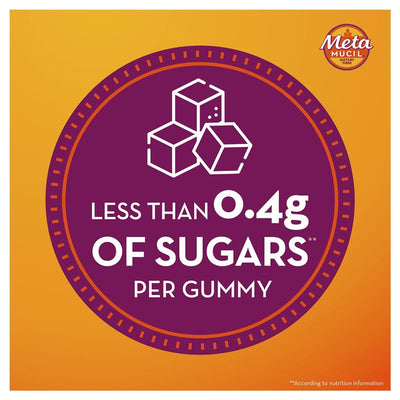 Metamucil Fibre Gummies 120 Pack - High Fiber for Digestive Wellness