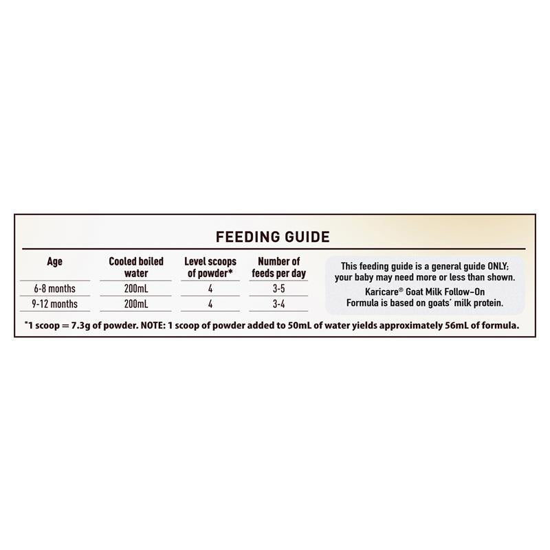 Karicare Goat Milk Follow On Formula 900g - Tailored Nutrition for Growing Babies