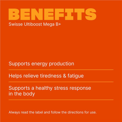 Swisse Ultiboost Mega B+ - 60 Tablets