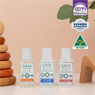 Gaia Natural Baby Mini Traveller - 3 x 50ml Travel Pack