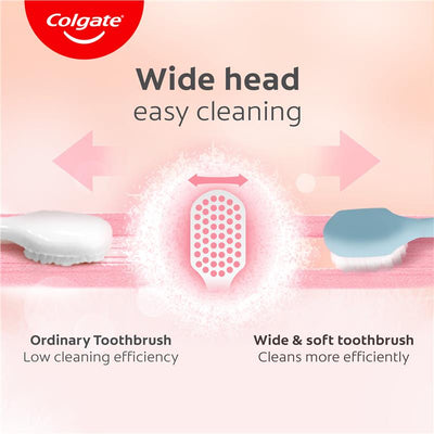 Colgate Gentle Clean Manual Toothbrush - 2 Pack