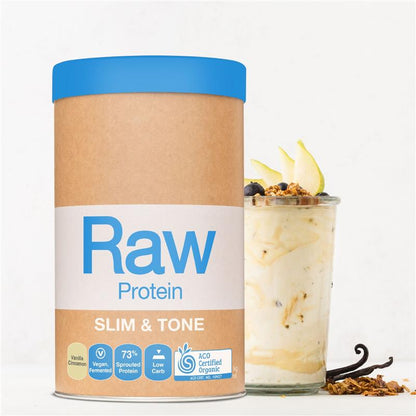 Amazonia RAW Slim & Tone Protein Vanilla & Cinnamon 1kg - Metabolism Support-Auzzi Store