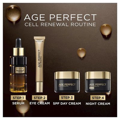 L'Oreal Paris Age Perfect Cell Renewal Midnight Serum 30ml - Youthful Radiance