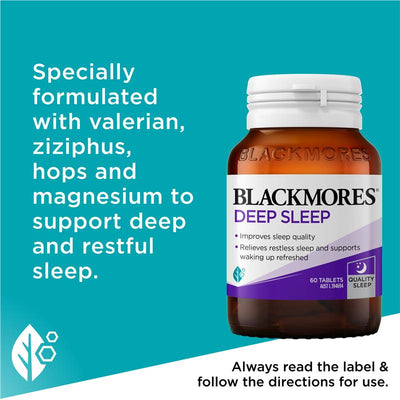 Blackmores Deep Sleep - 60 Tablets for Enhanced Sleep Quality