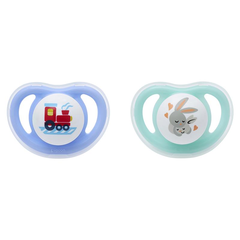 Pigeon MiniLight Pacifier Twin Pack - Size S (0+ Months)