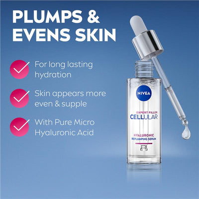 NIVEA Cellular Filler Expert Replumping Hyaluronic Serum - 30ml