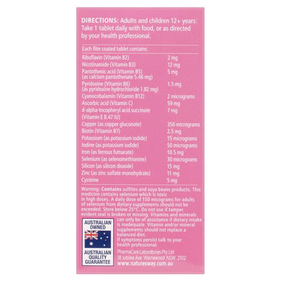 Nature's Way Hair Growth Support with Biotin & Silicon - 30 Tablets